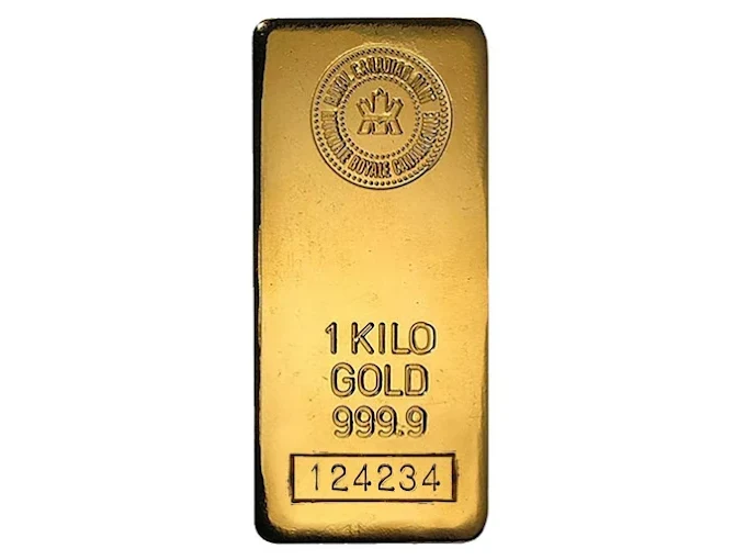 One kilo .9999 fine gold bar