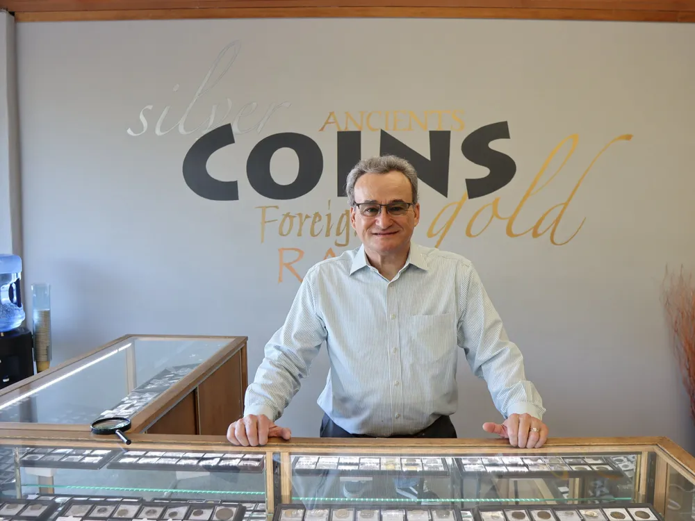 Harry's Coin Shop storefront