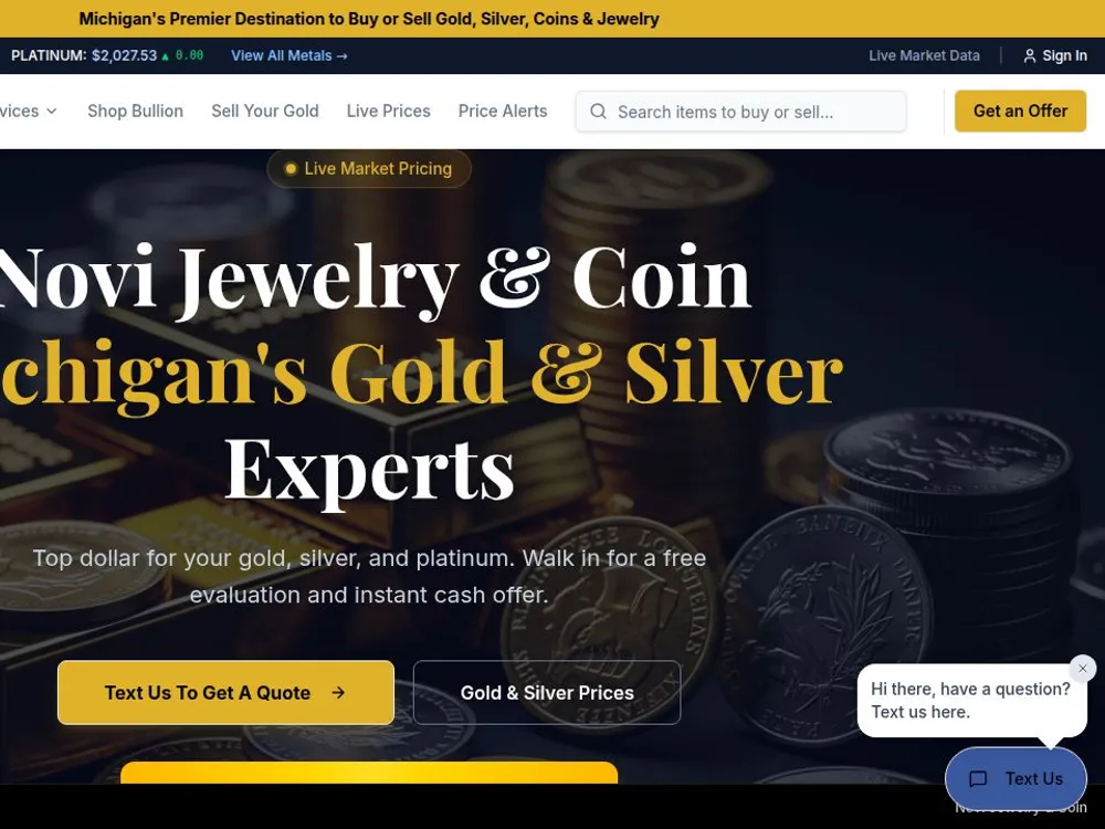 Novi Jewelry & Coin — Novi, Michigan